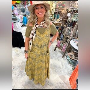 A RARE BIRD Pasley Peasant Dress